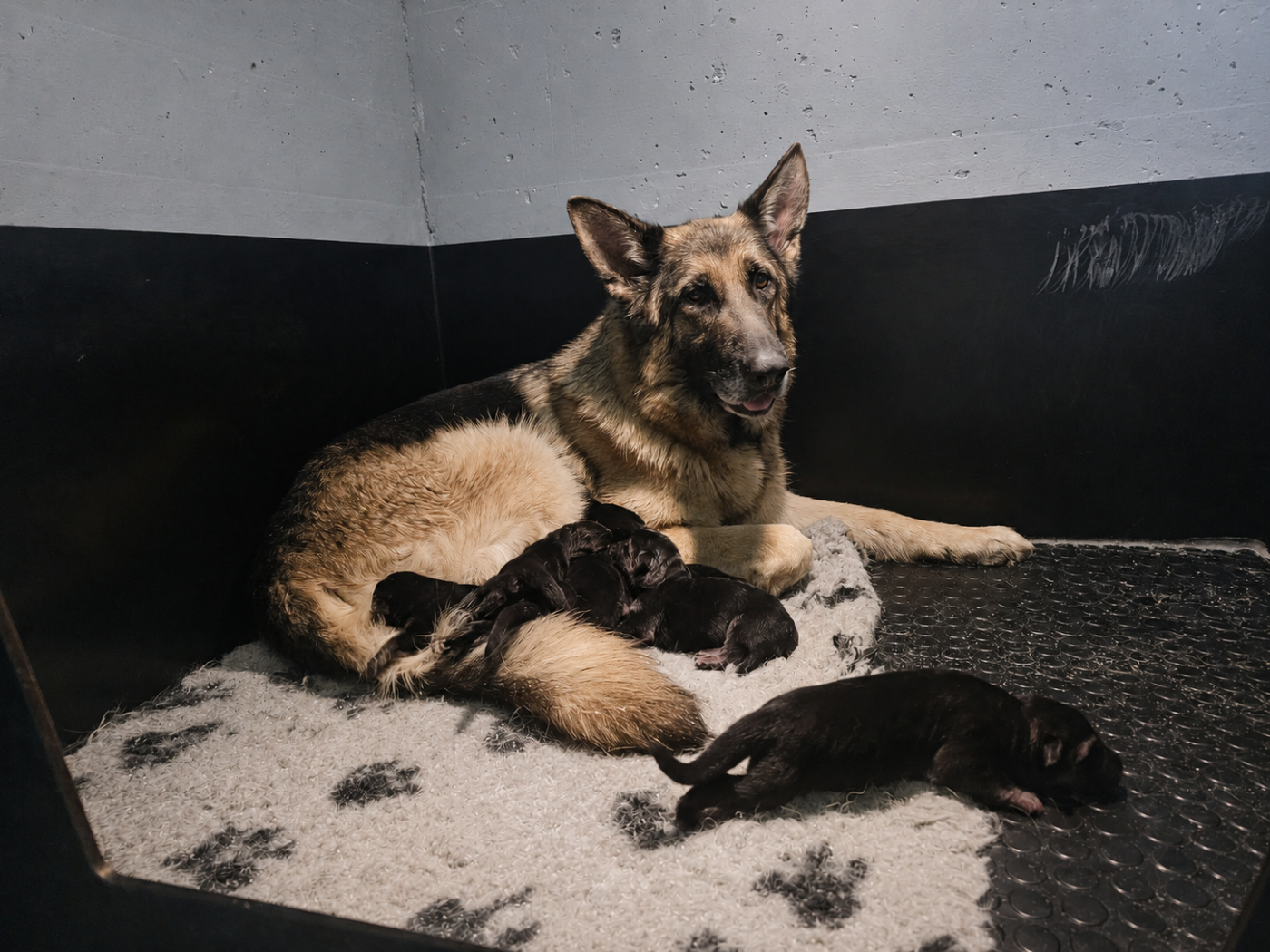 Chiot Berger Allemand du domaine de sanctae crucis